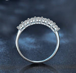 925 Sterling Silver Moissanite Ring