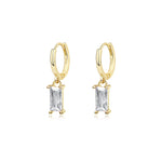 925 Sterling Silver Multicolored Zirconia Earrings
