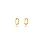 S925 silver smooth-finish earrings