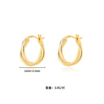 S925 Sterling Silver Hoop Earrings