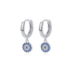 925 Sterling Silver Micro-Pave Zircon Huggie Earrings