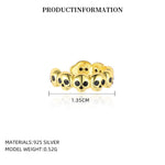 S925 Sterling Silver Cubic Zirconia Stud Earring Set(Single unit)