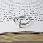S925 Sterling Silver Micro-Pave Zircon Ring