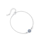 S925 Sterling Silver Bracelet Set with Zirconia