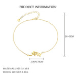 S925 Sterling Silver 26-Letter Bracelet