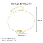 S925 Sterling Silver 26-Letter Bracelet