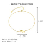 S925 Sterling Silver 26-Letter Bracelet