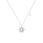 S925 Sterling Silver Sun Necklace