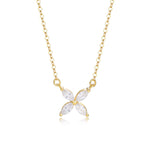 S925 Sterling Silver and Zircon Necklace