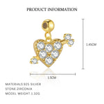 S925 Sterling Silver Zircon Pendant