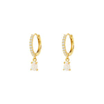 S925 Sterling Silver Opal and Zircon Earring and Ring Set