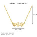 S925 Sterling Silver Heart Necklace