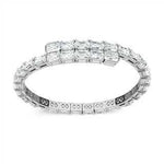 S925 Sterling Silver Moissanite Row Bracelet