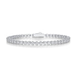 S925 Silver Moissanite Christmas Bracelet