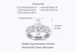 S925 Silver Stackable Moissanite Ring