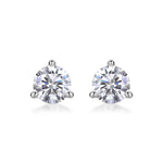 S925 Silver Moissanite Stud Earrings