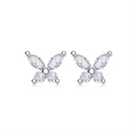 S925 Silver Moissanite Stud Earrings