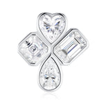 S925 Silver Moissanite Stud Earrings