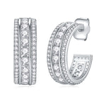 S925 Sterling Silver Moissanite Earrings