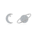 S925 Silver Square Moissanite "Chanel-Style" Stud Earrings