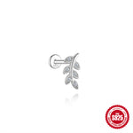 S925 Sterling Silver Moissanite Ear Stud(Single unit)