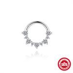 S925 Sterling Silver Moissanite Smooth-Finish Earrings(Single unit)