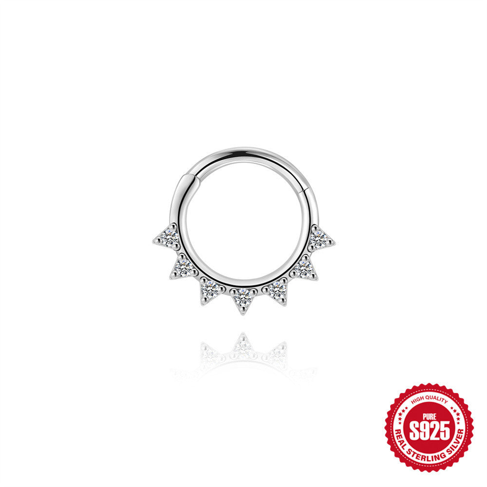 S925 Sterling Silver Moissanite Earrings