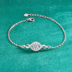 S925 Sterling Silver "Angel's Tear" Moissanite Bracele