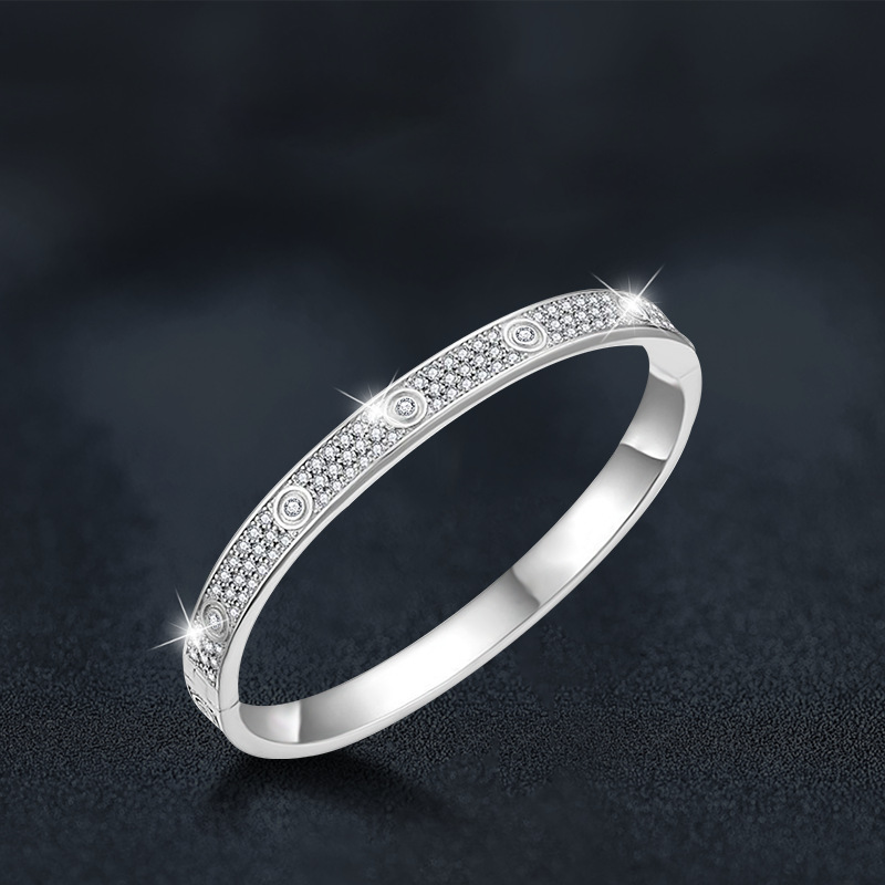 S925 silver moissanite starry bracelet