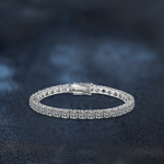 S925 Sterling Silver Moissanite Tennis Bracelet