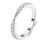 S925 Silver Moissanite Ring