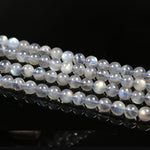 Grey Moonstone/Labradorite Round Bead (Straight-Drilled)