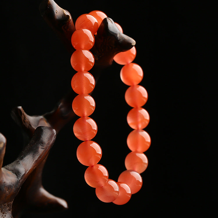 Natural South Red Agate Bracelet