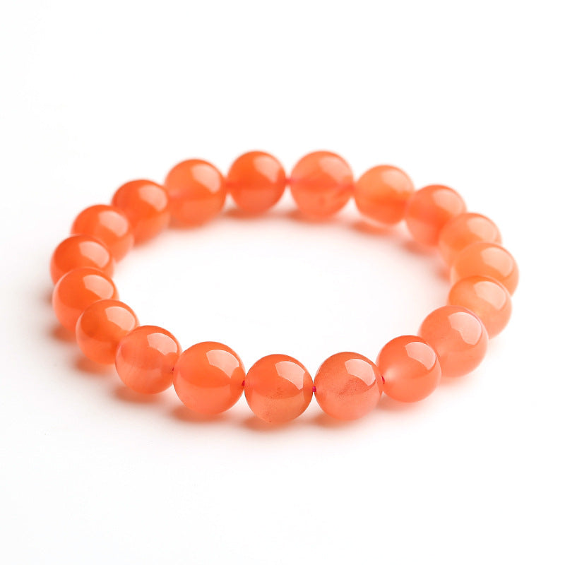 Natural South Red Agate Bracelet