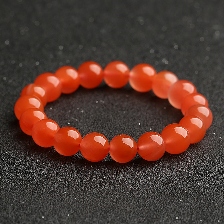 Natural South Red Agate Bracelet