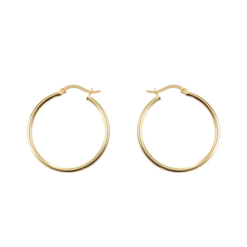 S925 Sterling Silver Oversized Hoop Earrings