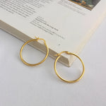 S925 Sterling Silver Oversized Hoop Earrings