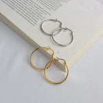 S925 Sterling Silver Oversized Hoop Earrings