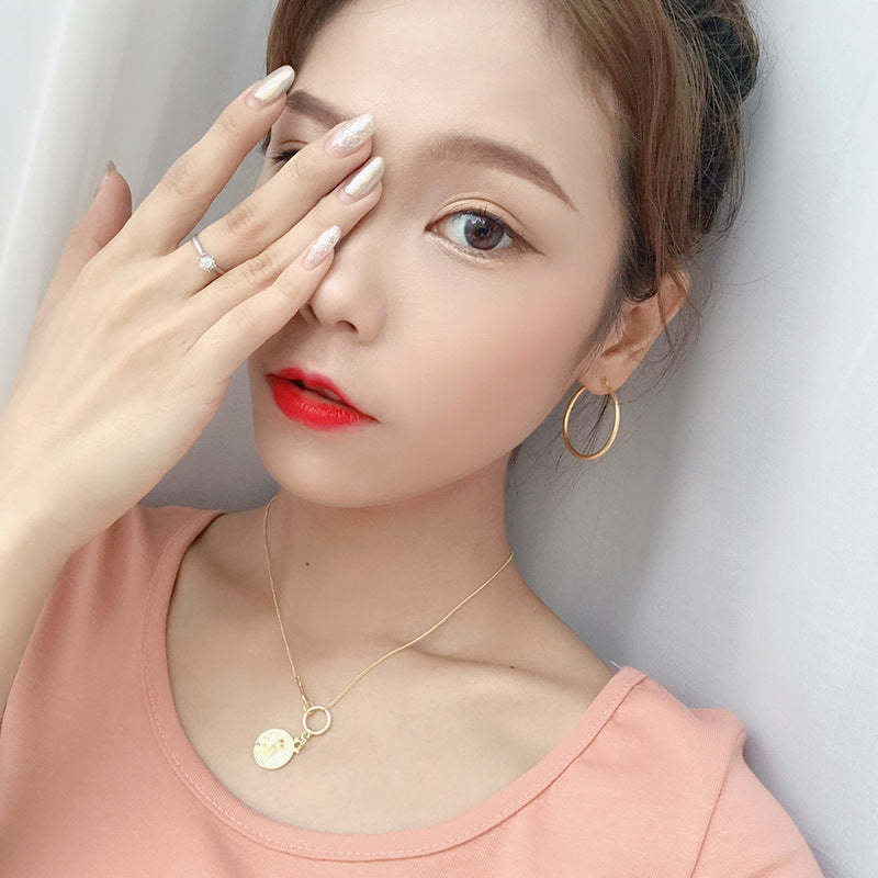 S925 Sterling Silver Oversized Hoop Earrings