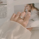 S925 Sterling Silver Bridal Bouquet Moissanite Engagement Ring