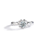 S925 Sterling Silver Moissanite First Love Forever Couple Ring
