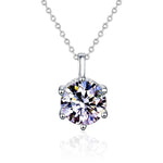 S925 Sterling Silver Moissanite True Love Forever Necklace