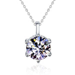 S925 Sterling Silver Moissanite True Love Forever Necklace