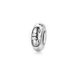 S925 Sterling Silver 12 Constellation Zircon Spacer Beads Pendant