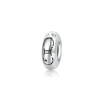S925 Sterling Silver 12 Constellation Zircon Spacer Beads Pendant
