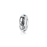 S925 Sterling Silver 12 Constellation Zircon Spacer Beads Pendant