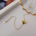 S925 Silver Little Bee Bracelet