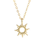 S925 Sterling Silver Sun Necklace
