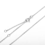 S925 Sterling Silver Adjustable Length Clavicle Chain Necklace