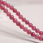 Natural pink tourmaline multi-strand bracelet